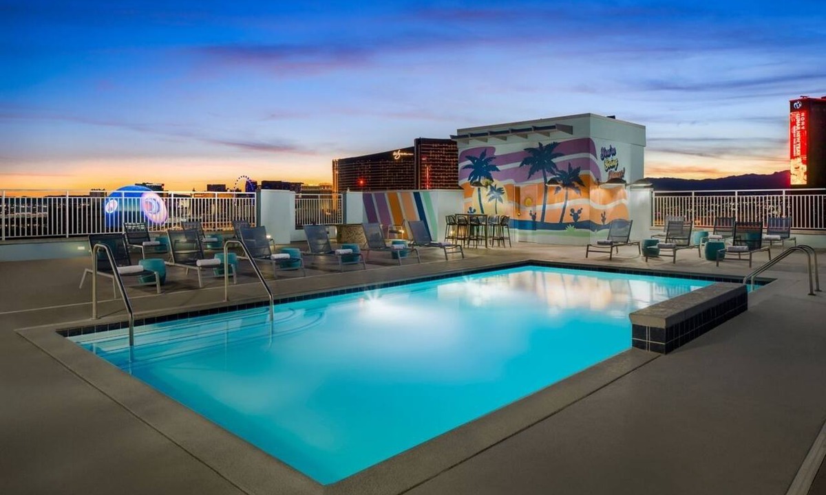 Las Vegas Hotel | 2 Queen Beds & Trundle Bed | SpringHill Suites | Premium Suite w/Kitchenette