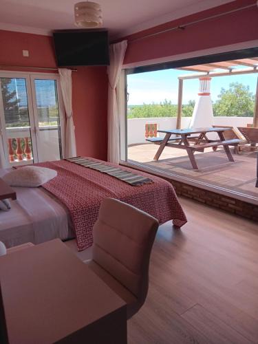 Santo Estevao House | Alojamento local Patudos, Suite com terraço privado