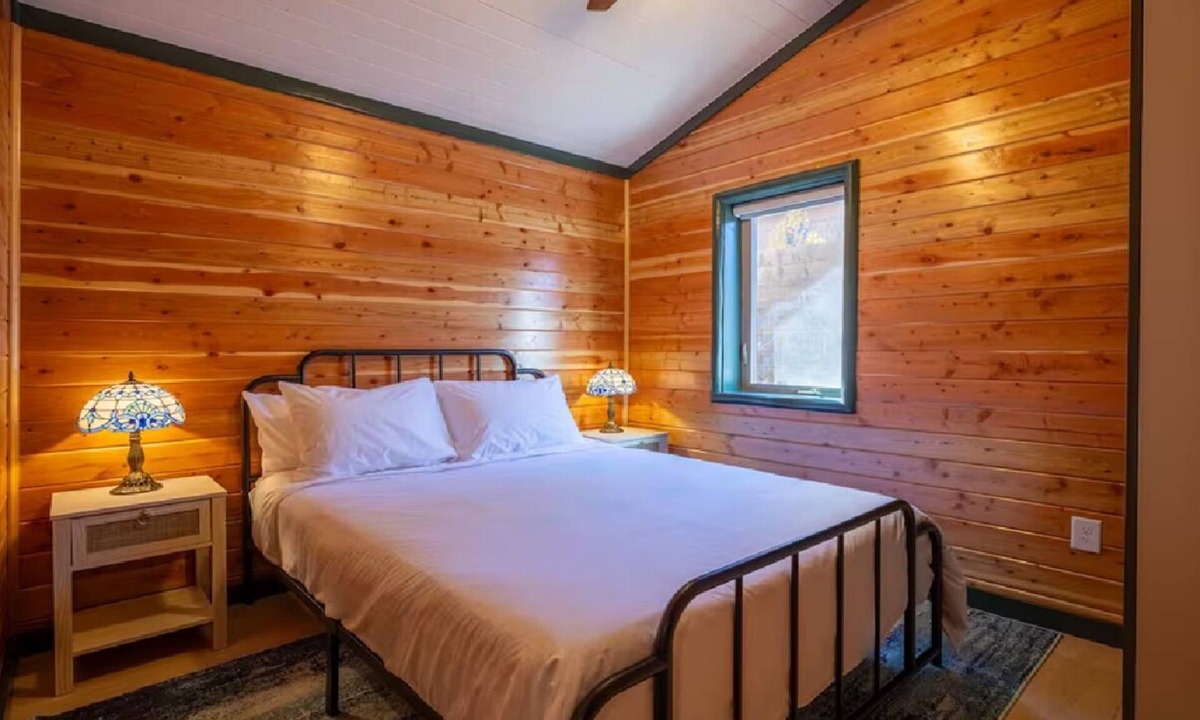 Big Bear Lake Hotel | Arkouda Cabins: Violet-Green Swallow