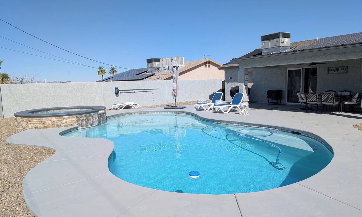 Lake Havasu City House | Beat the heat! Enjoy a private pool/spa under the stars. So many amenities!