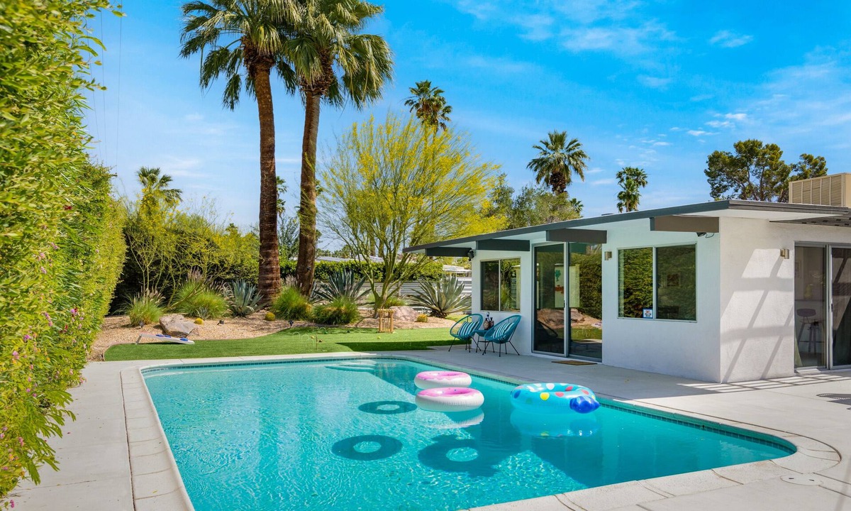 Palm Springs House | Casa Mila - Mid-Century Oasis w/Pool, Spa & Mountain Views