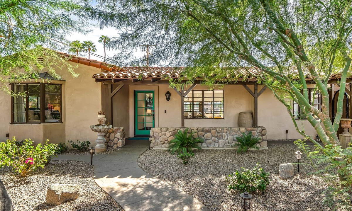 Tahquitz River Estates House | Casa Puerta Verde 1940s Spanish Gem