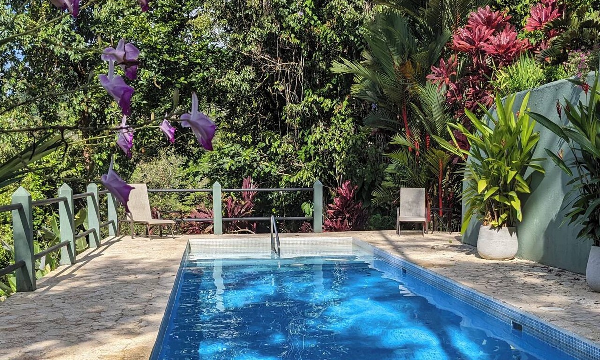 Ballena House | Casa Toucan: Private Jungle Setting with Ocean-View and 40 Foot Pool