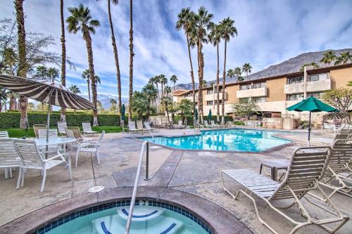 Downtown Palm Springs House | Central Palm Springs Resort Condo w/2 Balconies