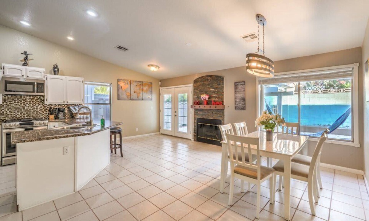 North Las Vegas House | Chic Style Retreat with Pool Billiards and BBQ