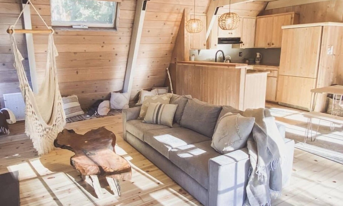 Idyllwild Cabin | Clarity Cabin A-Frame Sanctuary w Hot Tub, Fireplace, Grill, AC, Hammock Chairs, Fire Pit, Pets OK