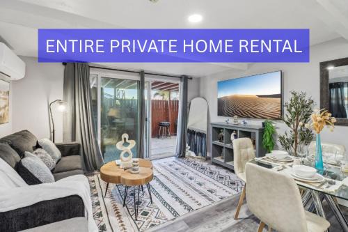 La Presa House | Entire Private Home with Gated Yard, Driveway Parking, 2 Bedrooms 1 Bathroom, Available Now