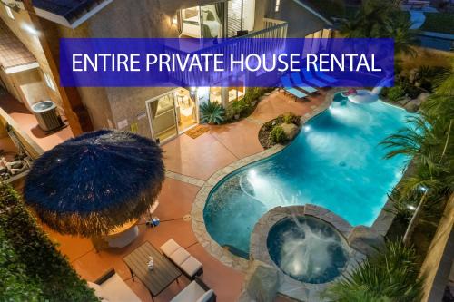 Rancho San Diego House | Entire Private House with Pool, Hot Tub, King Bed, Garage, 4 Bedrooms, Available Now