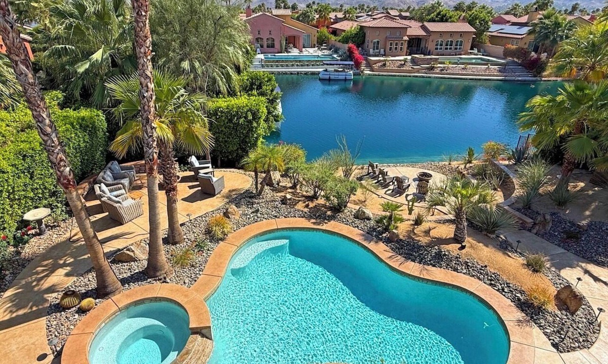 Rancho Mirage House | Gated Lakefront Home w/Saltwater Pool, Spa & Outdoor Paradise