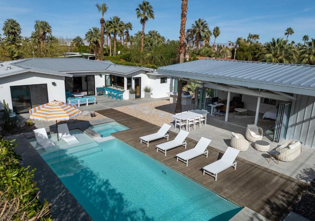 Tahquitz River Estates House | Luxury 4-Bedroom Home with Pool Spa & Stunning Mountain Views