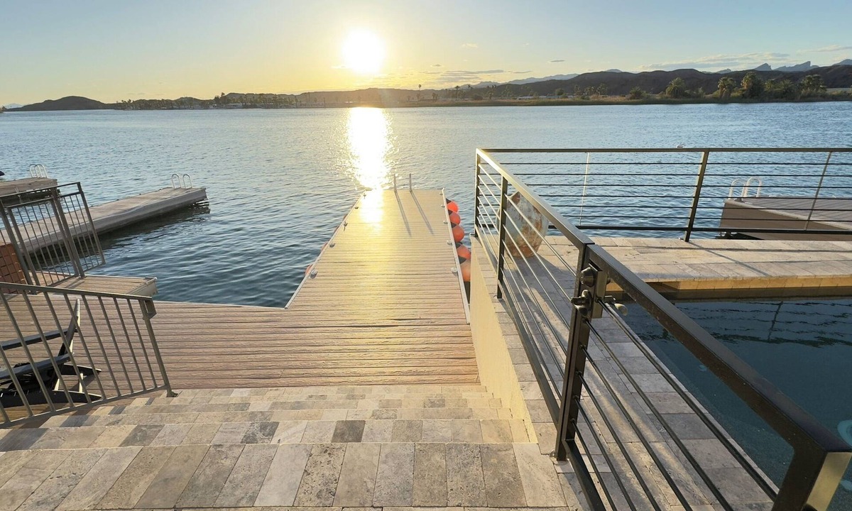 Cienega Springs House | Luxury Riverfront Home in Parker - Private Dock, Mini Pool & Game Room
