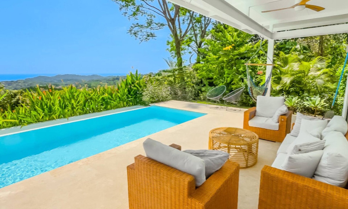 Ciudad Cortes House | Modern 2BD Jungle Escape, Panoramic Ocean View