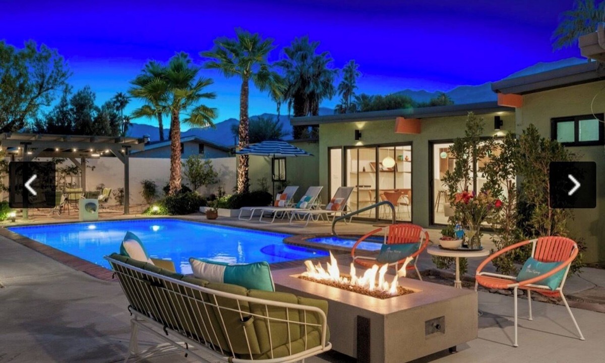 Palm Springs House | NEW! Beautiful Private Oasis w/Pool, Spa, Firetable, Mt. Views, & Chefs Kitchen