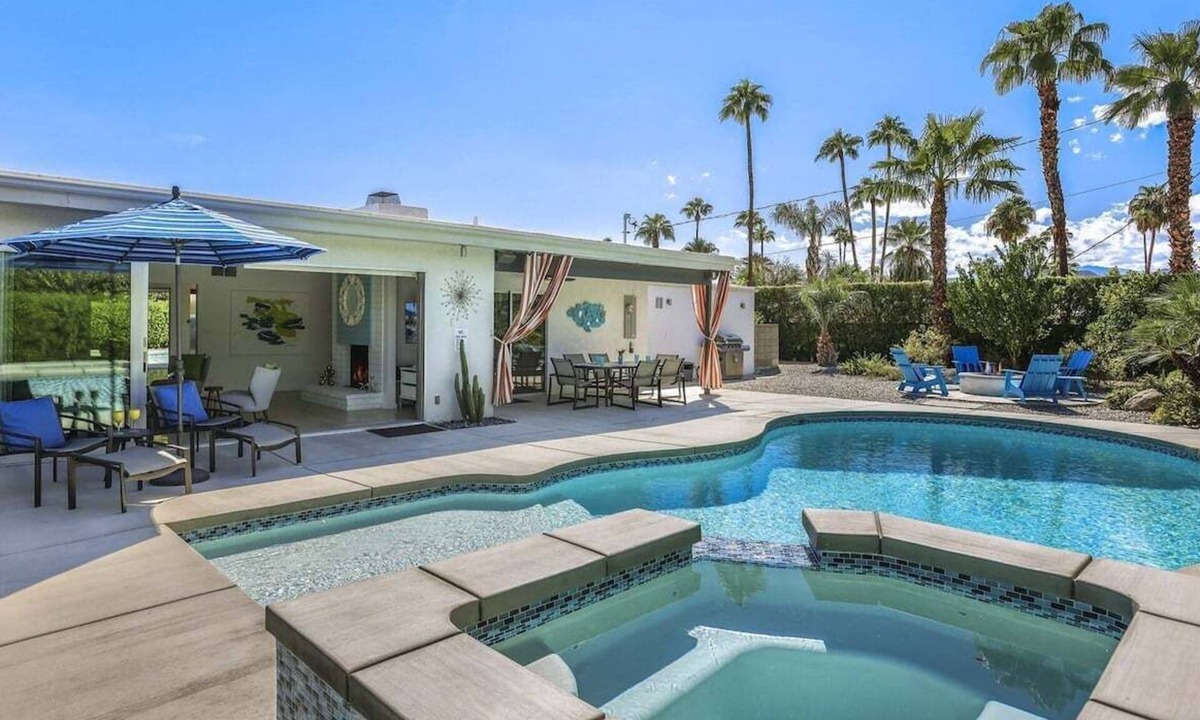 Palm Springs House | Palm Springs 1959 – Iconic 1959 Atomic Ranch With Pool, Spa & Mountain Views