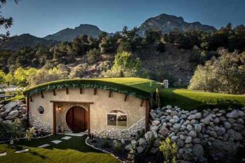Three Rivers House | Sequoia Haven Hole - Whimsical, Fairy Tale Earth-Berm Riverfront