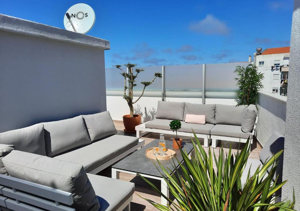 Nazare Apartment | Sitius 5B - NEW seaview apartment with rooftop terrace in historical centre Sitio da Nazaré