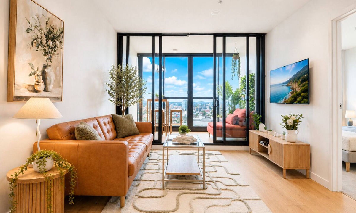 Fortitude Valley Apartment | Skyline Sanctuary | Luxe Valley Apartment
