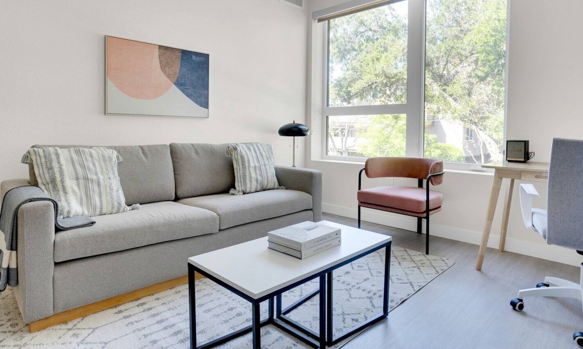 Menlo Park Apartment | Sleek Menlo Park 1BR w/ Lounge & W/D, walk to Caltrain, by Blueground