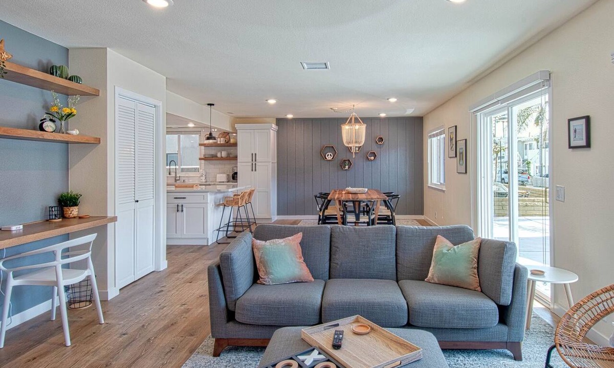 West Newport Condo | Spectacular ocean views await you from the large patio at this newly remodeled lower unit!