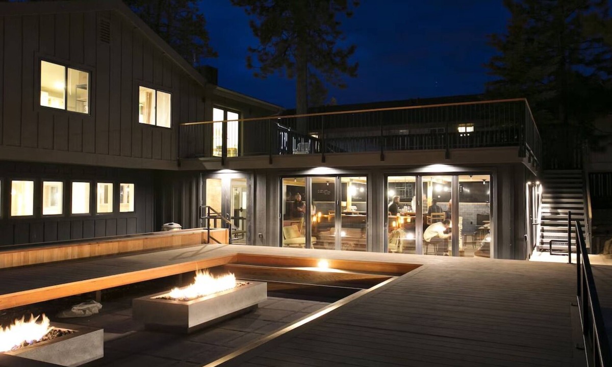 Lakeside Park House | Stylish Tahoe Lodge w/Outdoor Fire Pit & S'mores Fun