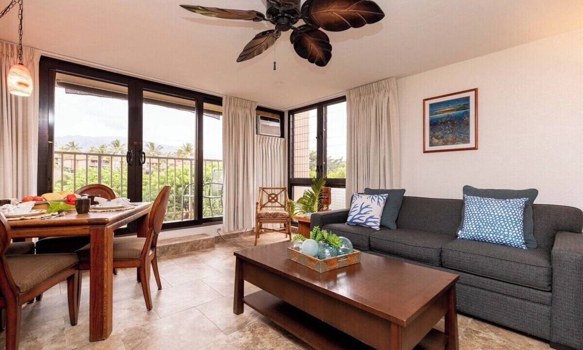 Honokowai Condo | SUMMER SALE! Remodeled 1BD w Mountain Views Pool AC - Kaleialoha 403