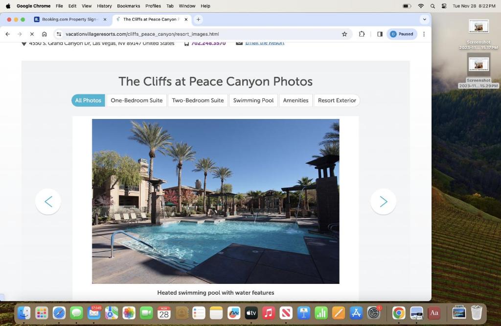 Spring Valley Hotel | The Cliffs at Peace Canyon
