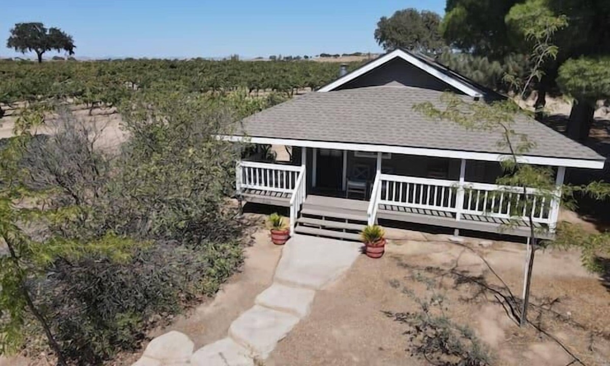 Paso Robles Cottage | Vineyard Cottage - Designer loft on the vineyard — Queen bed, fireplace, patio views