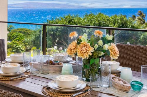 Wailea Apartment | Wailea Beach Villas Penthouse Panoramic Ocean Views 2 Units 6 Bedrooms and Complimentary Rental Car w 6 Nights WBV ML-3485 by KBM Resorts