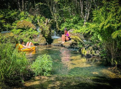 Couto de Baixo House | Wylde Roots River House - with natural river swimming pools