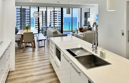 Broadbeach Apartment | Penthouse Luxury Sierra Grand Ocean View 3BR Lvl30
