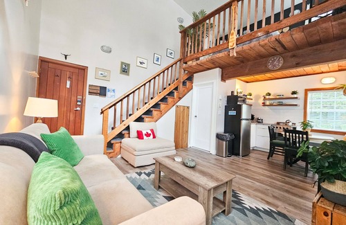 Ucluelet Apartment | Well-Equipped Loft - Steps to Terrace Beach & Wild Pacific Trail! ⎮ Blue Heron