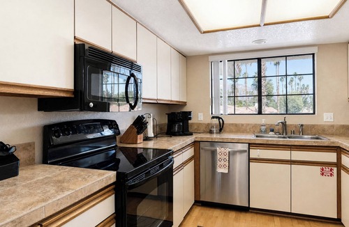 Palm Springs Condo | 2 BR/2Bath Mesquite upstairs corner unit + Stunning Mountain Views from two priv