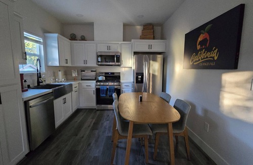Orangevale Cottage | 2024 Custom Home: 2 bed, 2 bath Pop Art Hidden Cottage with EV Charging