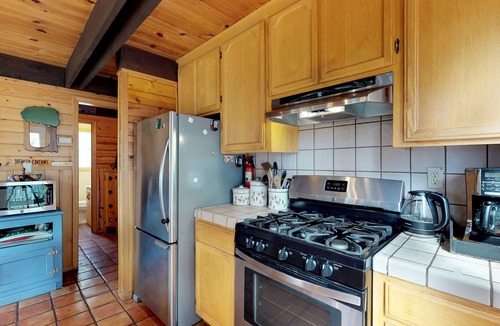 Arnold Cabin | 2BR A-Frame Cabin w/Loft, Free WiFi, Private W/D, & Large Forest-View Deck