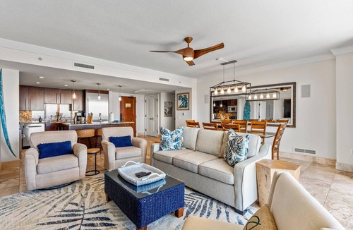 Kaanapali Condo | 3BD Oceanfront Retreat w/Lanai, Floor-to-Ceiling Views & Modern Kitchen - Honua Kai 825
