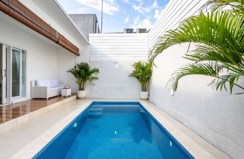 Sunset Road Villa | 5 star Luxury minimalist villa Nobu in Seminyak close to La Favela