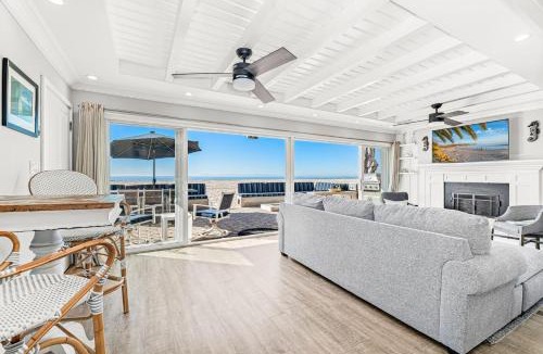 West Newport House | 6Br Beachfront Retreat, Patio And Balcony On Oceanfront By Beachview Rentals