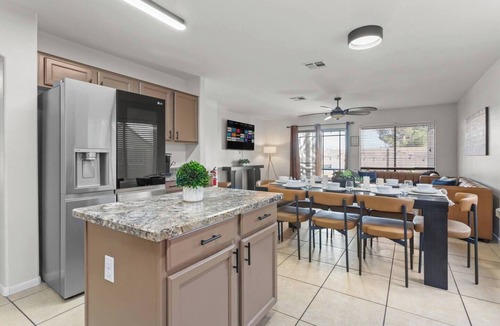 North Las Vegas House | 6BR Powerhouse: Heated Pool, Game Room & More!