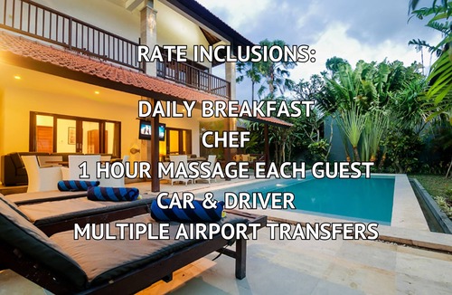 Petitenget Villa | 7 Bdrm - Seminyak - Last Minute Deal 50%+ OFF! FRIENDLY, AMAZING VALUE!