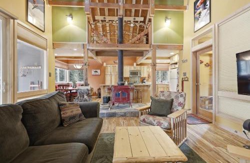 Bear Valley House | A-Frame Home with Deck & BBQ - VH223 cabin