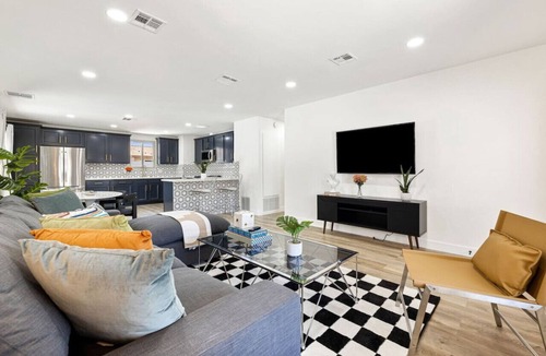 Racquet Club South House | Acacia Retreat with Heated Pool & Spa by Rather Be Properties