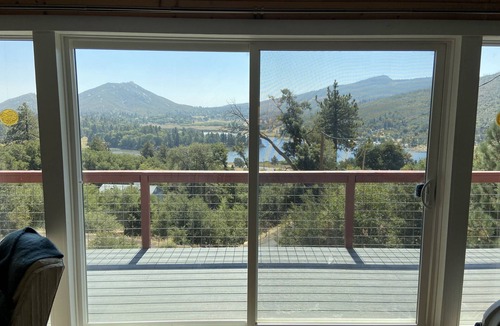 Julian House | Amazing lake and sky views from this private 3 bed, 2 bathroom, fireplace home.