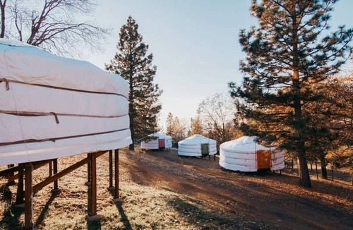 Dunlap RV Rental | Amazing Yurt on a Secluded Nature Retreat for an Unforgettable Escape in Nature in Dunlap, California