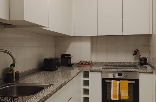 Caldas da Felgueira Apartment | Apartment 'Garça-Real 1' with Balcony