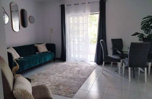 Caldas da Felgueira Apartment | Apartment 'Garça-Real 1' with Balcony