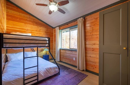 Big Bear Lake Hotel | Arkouda Cabins: Violet-Green Swallow
