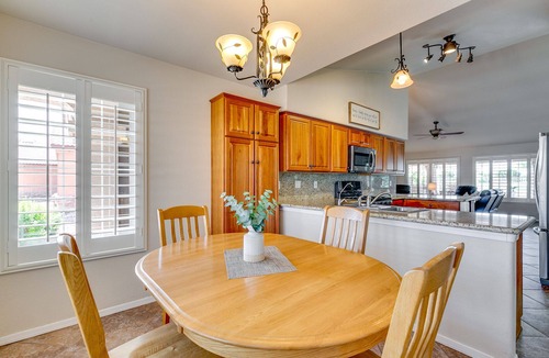 Palm Valley House | Backyard Luxury with Private Pool and Hot Tub on Golf Course