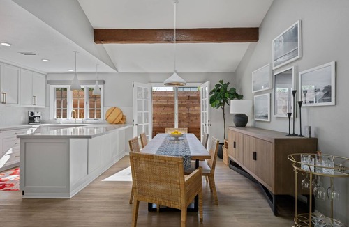 Coast Village House | Beautiful & Bright 2 bedroom house—Steps to Coast Village and Butterfly Beach