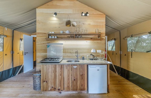 Molares RV Rental | Boavista Glamping Tent with Mountain View, Private Pool and Wi-Fi