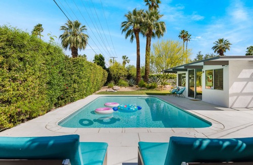 Palm Springs House | Casa Mila - Mid-Century Oasis w/Pool, Spa & Mountain Views